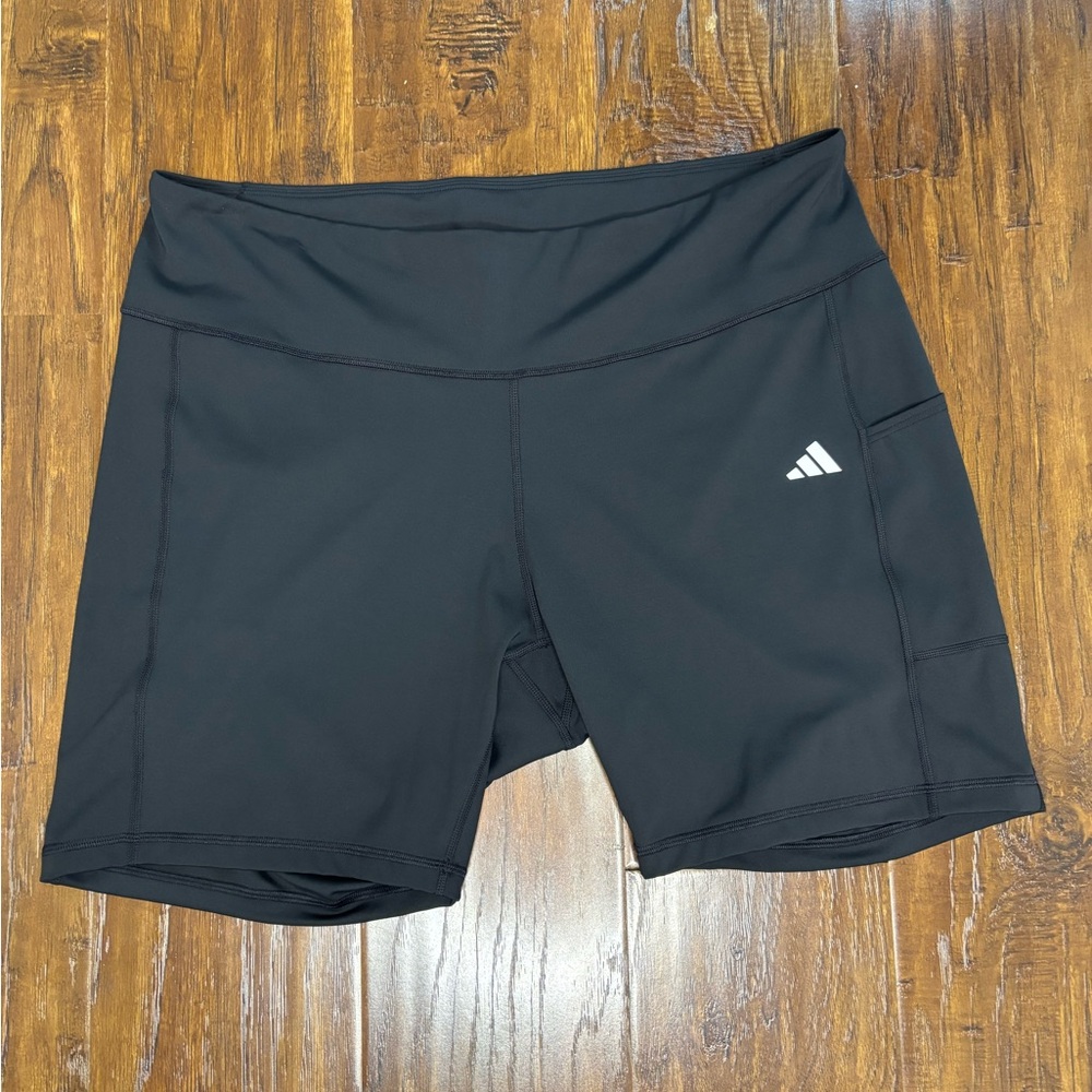 Adidas Women's 4X Black AeroReady Workout Shorts #3051